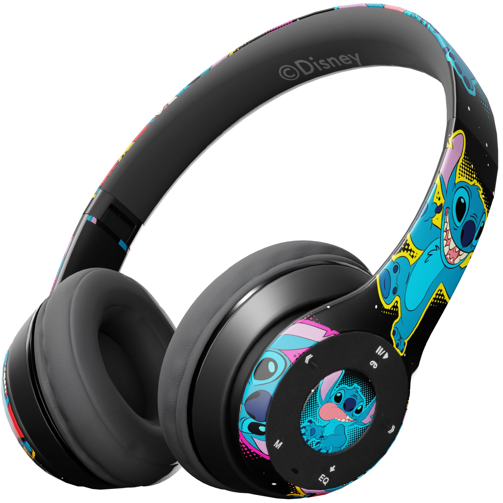 Auriculares Disney Lilo & Stitch Bluetooth de Diadema Inalámbricos Plegables con Micrófono Incorporado - Diseño de Lilo & Stitch para Adultos y Niños: Electrónica