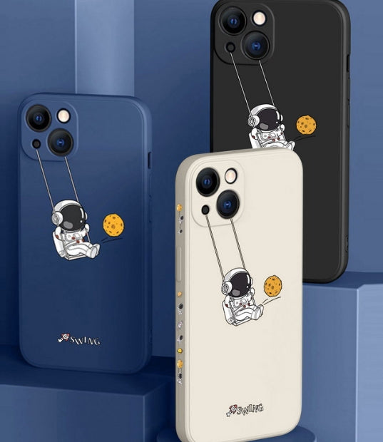 Funda Protectora Suave Astronaut para Teléfonos Móviles Apple