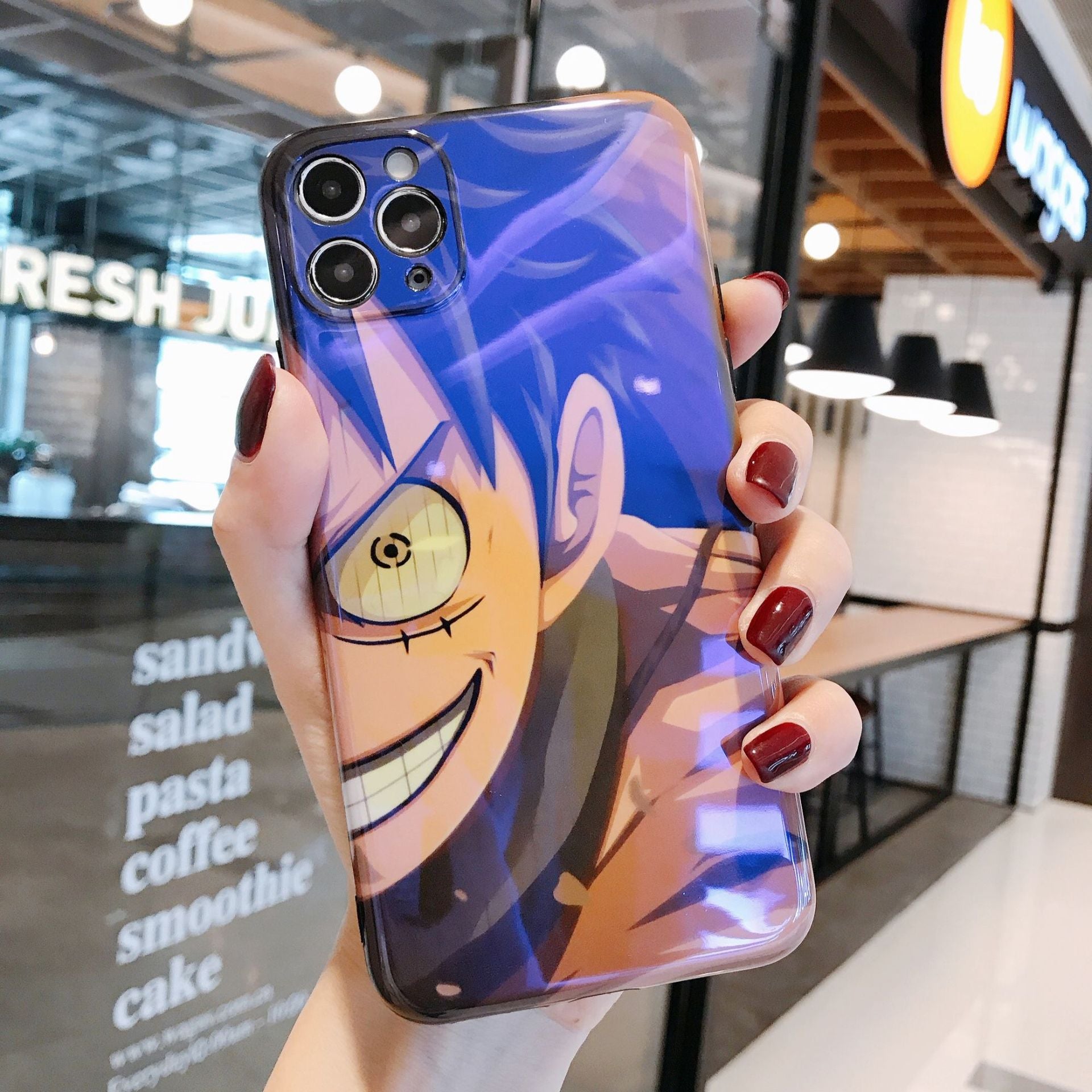 Funda para iPhone 13 Pro, 12, 11 con diseño de Luffy & Zoro