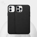 Funda Protectora de Cuero Magnética para iPhone 12