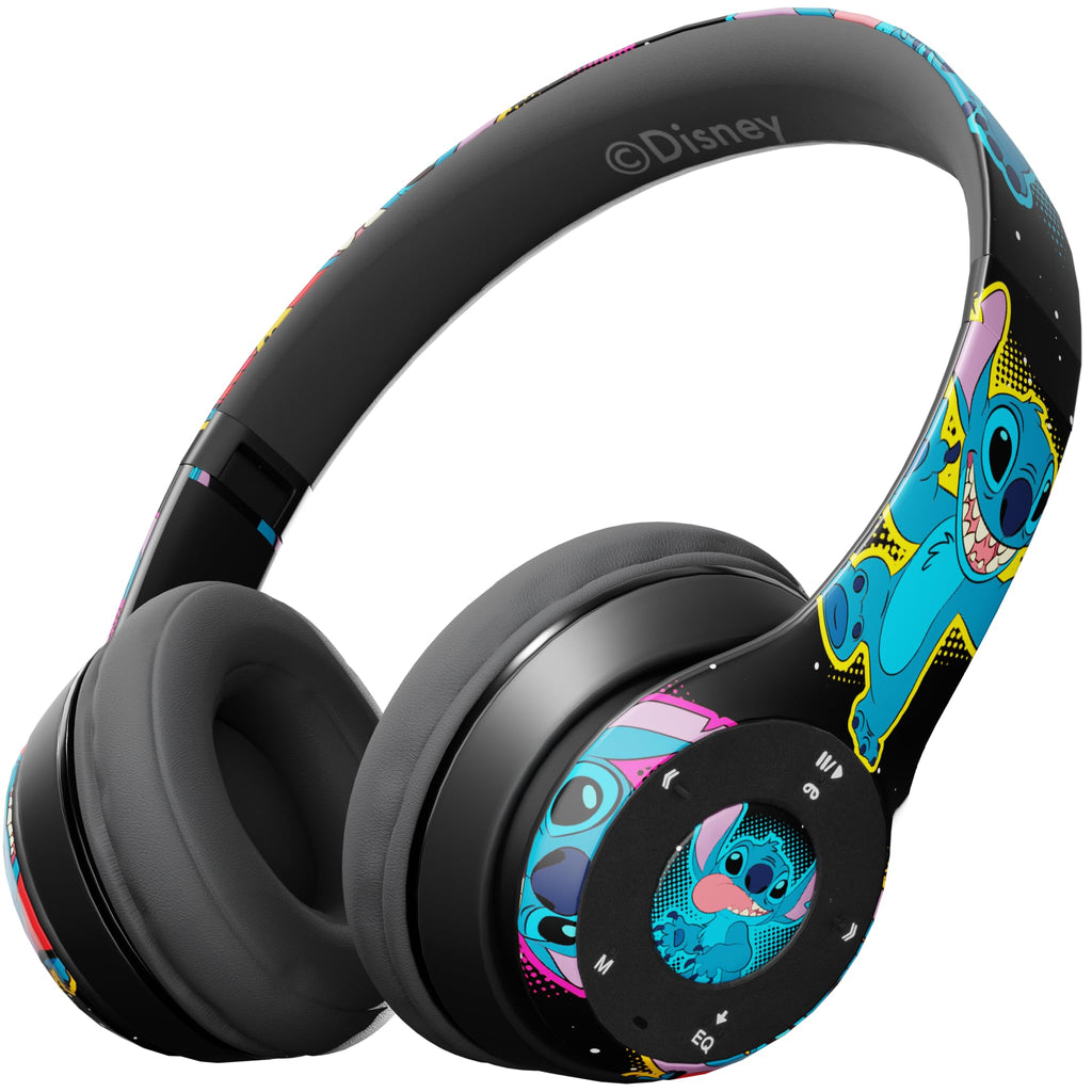 Auriculares Disney Lilo & Stitch Bluetooth de Diadema Inalámbricos Plegables con Micrófono Incorporado - Diseño de Lilo & Stitch para Adultos y Niños: Electrónica